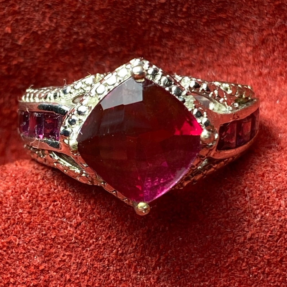 Solid Sterling Silver 925 Ring 10 Costume Victorian